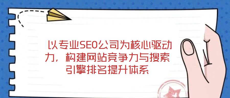  以專業(yè)SEO公司為核心驅(qū)動力，構(gòu)建網(wǎng)站競爭力與搜索引擎排名提升體系